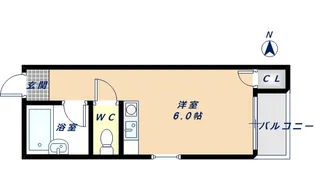 ボーリバージュ【506号室】の間取り