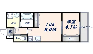 H-Maison大蓮南Ⅰ【302号室】の間取り