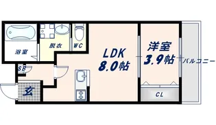 H-Maison大蓮南Ⅱ【305号室】の間取り