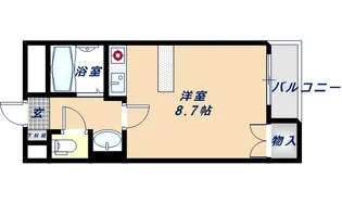 ハイツMISHIMA【2階】の間取り