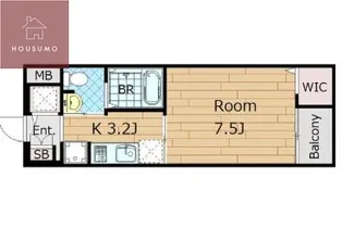 大阪府大阪市平野区加美北4丁目【マンション】の間取り