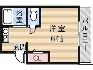 エスポアール春日Ⅰ【3階】の間取り