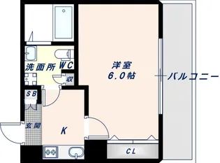 Ritz SQUARE streamⅠ【3階】の間取り