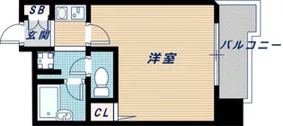 プレサンス新大阪【10階】の間取り