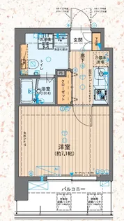 JPレジデンス大阪城東Ⅱ【506号室】の間取り