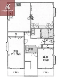 メゾン新今里Ⅲ【401号室】の間取り