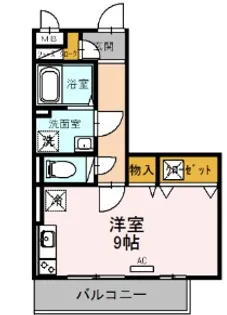 エバーグリーン【301号室】の間取り