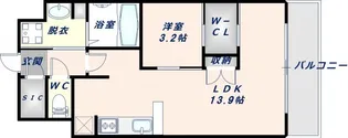 ハイラインⅢ【7階】の間取り