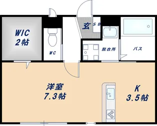ルーエ ?【2階】の間取り