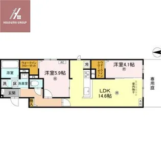 Kaketto Brickowski【1階】の間取り