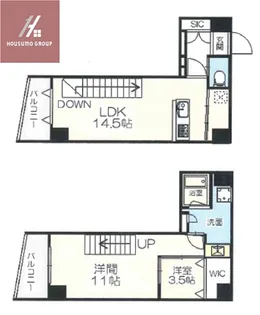 プレミアム長瀬駅前【702号室】の間取り