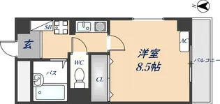 エトワールブリヤン【602号室】の間取り