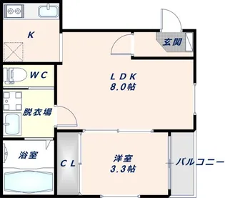 パレスケープ【3階】の間取り