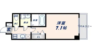 S-RESIDENCE高井田Central【3階】の間取り