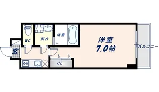 S-RESIDENCE高井田Central【8階】の間取り