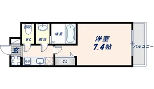 S-RESIDENCE高井田Central【9階】の間取り