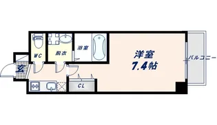 S-RESIDENCE高井田Central【8階】の間取り