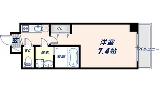 S-RESIDENCE高井田Central【1107号室】の間取り