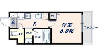 リアライズ布施駅前【902号室】の間取り