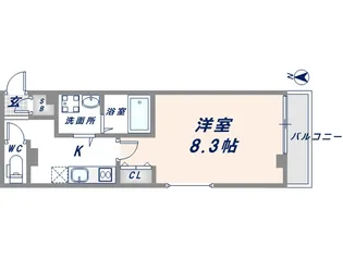 エムズコート小阪【5階】の間取り