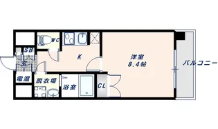 CASSIA高井田NorthCourt【720号室】の間取り