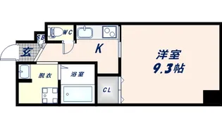 レガーロ布施【608号室】の間取り