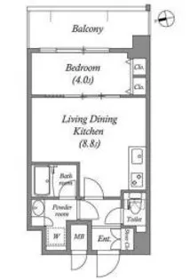 スプランディッドⅦ【10階】の間取り