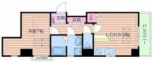 Wan's Style阿倍野【5階】の間取り