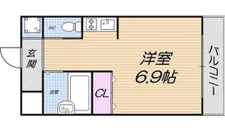 シエテ矢田【3階】の間取り