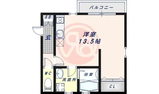 sumisei照ヶ丘【3階】の間取り