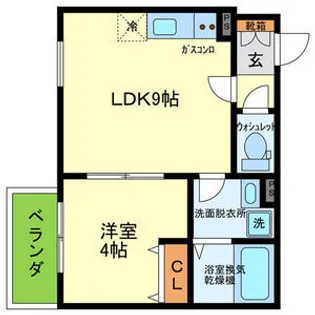 badge yata【1階】の間取り