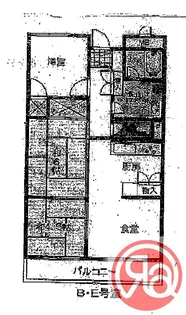 オクトハイツつくし【3階】の間取り