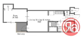 モアナ鷹合【2階】の間取り