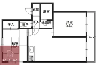 メゾン桜塚【1階】の間取り