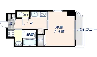 レガーロ布施【201号室】の間取り