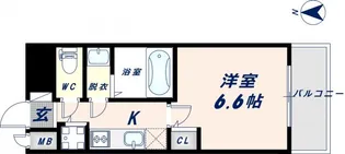 La Douceur北巽【14階】の間取り