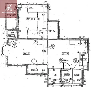 グランドハイツ加美東【605号室】の間取り