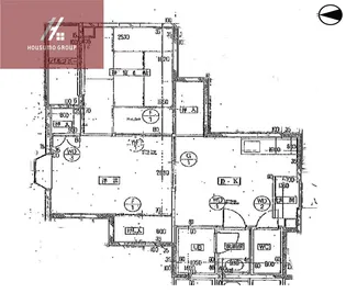 グランドハイツ加美東【400号室】の間取り