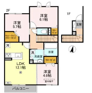 Ranunculus【2階】の間取り