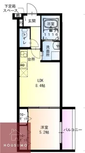 フジパレス庄内西町【1階】の間取り