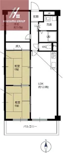 永和グランドハイツ【10階】の間取り