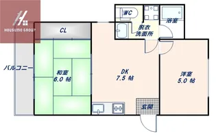 トラスティ今里【603号室】の間取り