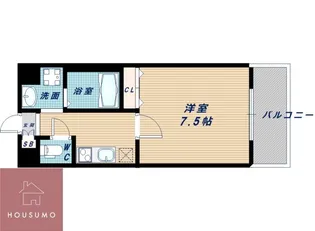 ロイヤルクイーンズパーク吹田片山町【7階】の間取り
