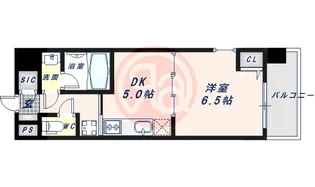 La Douceur天王寺【4階】の間取り