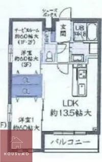 シェトワ千里山【302号室】の間取り