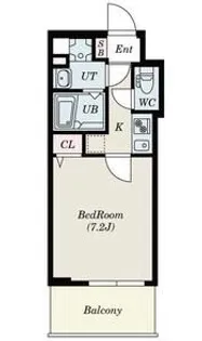 1Kの間取り画像