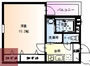 フジパレス三国本町【3階】の間取り
