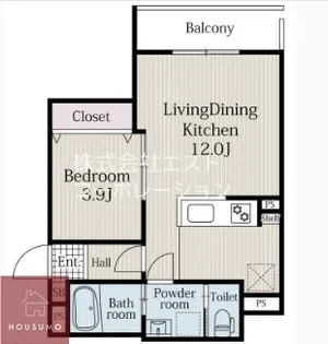 リブレメゾン東三国Ⅰ【301号室】の間取り
