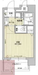 プレサンス新大阪【7階】の間取り