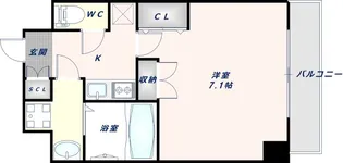 エルマール今里【8階】の間取り